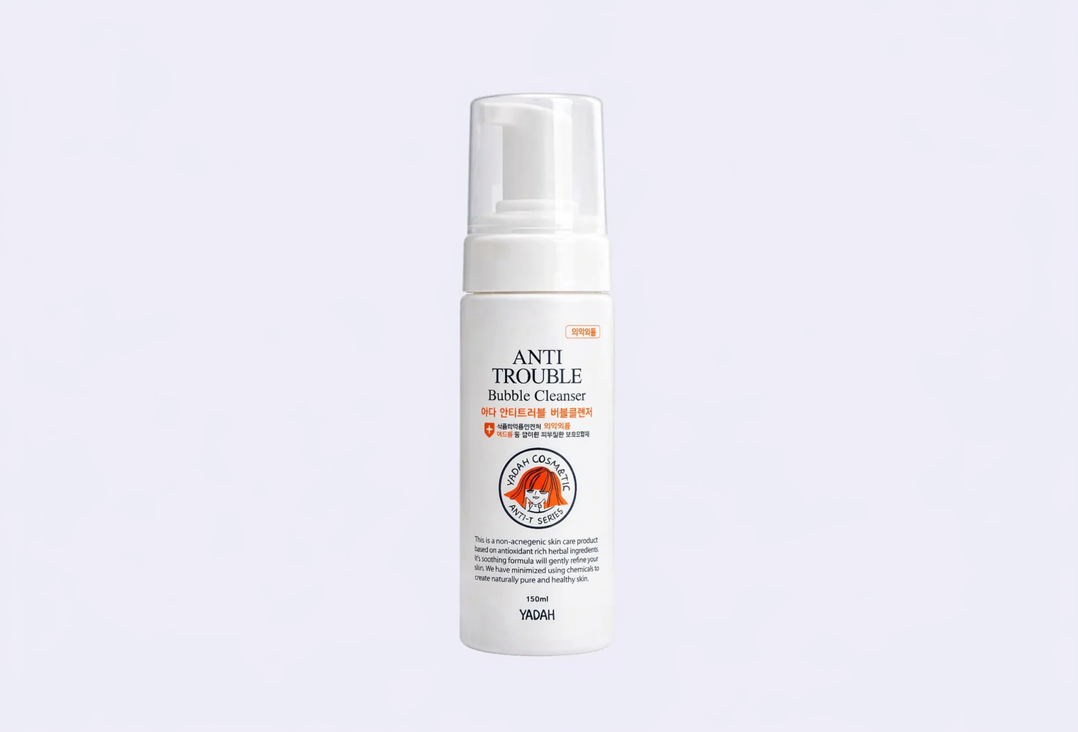 Очищающая пенка YADAH ANTI TROUBLE BUBBLE CLEANSER