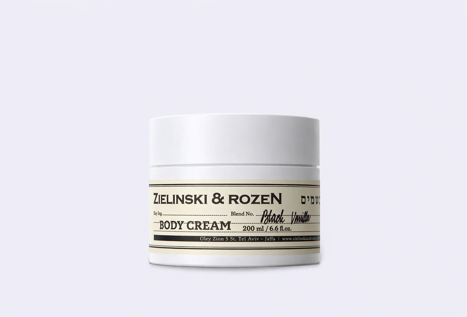 Крем для тела ZIELINSKI & ROZEN Black Vanilla