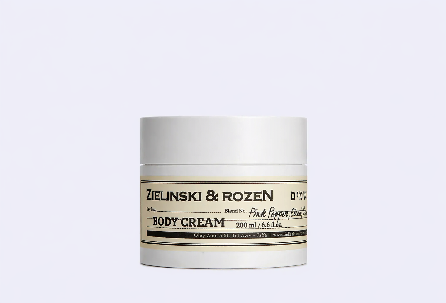 Крем для тела ZIELINSKI & ROZEN Pink Pepper, Elemi, Cinnamon, Leather