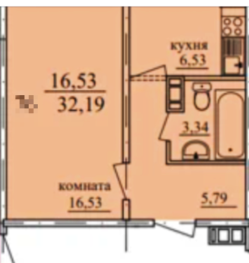 Продажа 1-комнатной квартиры, Курган, 8 микрорайон,  5