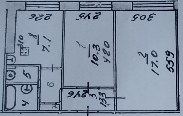 Продажа 2-комнатной квартиры, Курган, Дзержинского улица,  6
