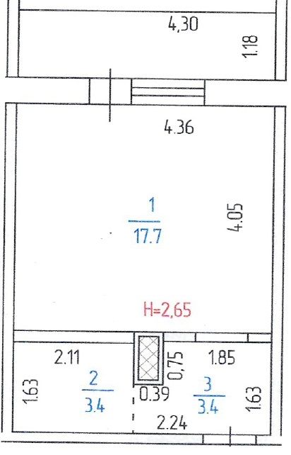 Продажа 1-комнатной квартиры, Курган, 2 Часовая улица,  54а