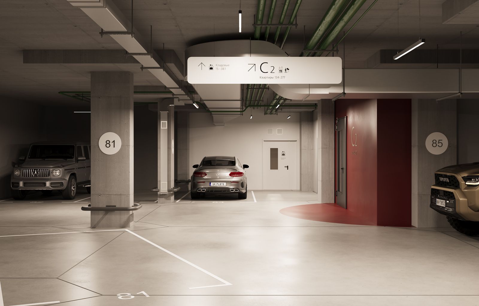 3-комнатная, 89.5 м², № 15 в Edelweiss Золотой Рог 1