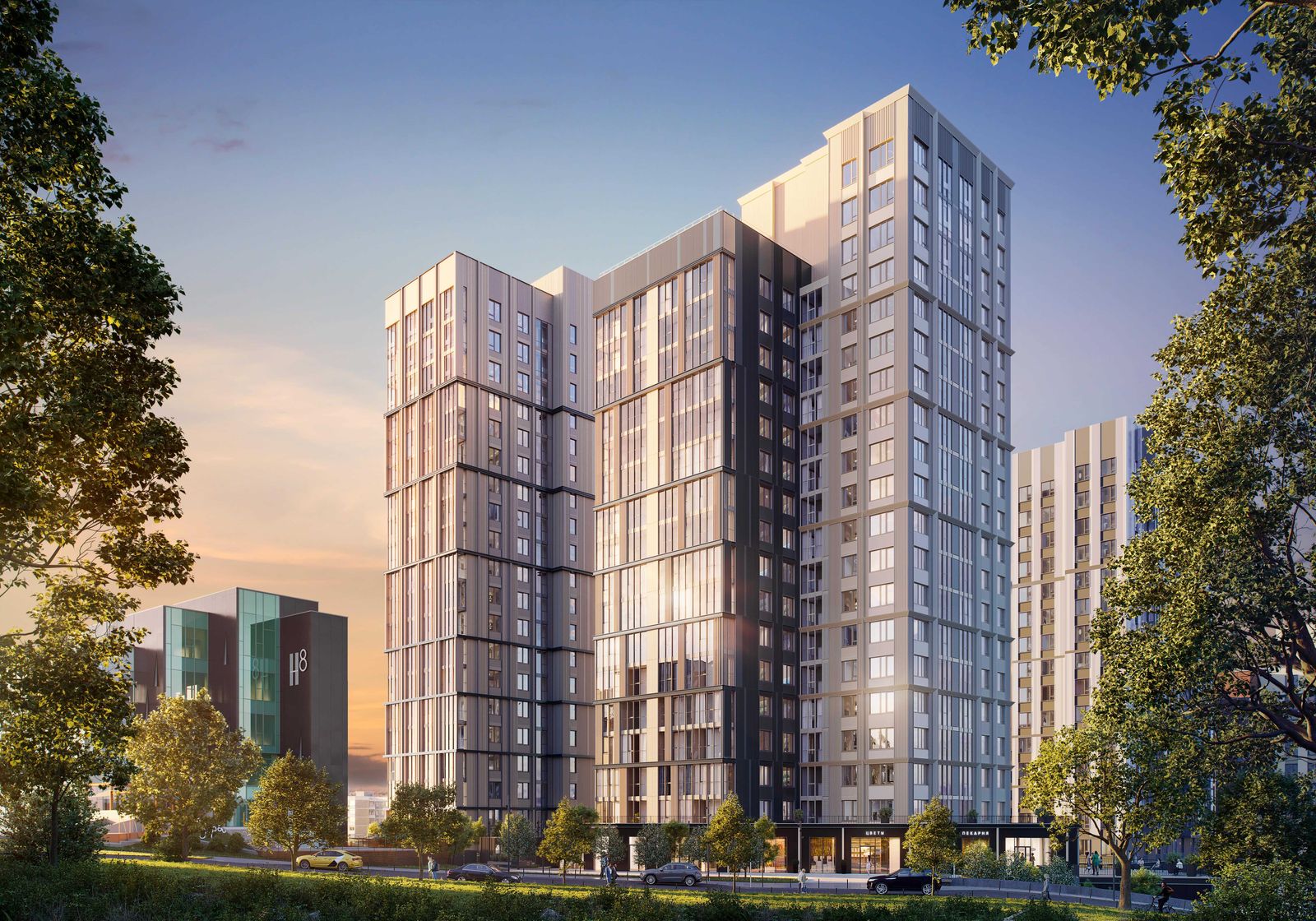 3-комнатная, 89.5 м², № 15 в Edelweiss Золотой Рог 1