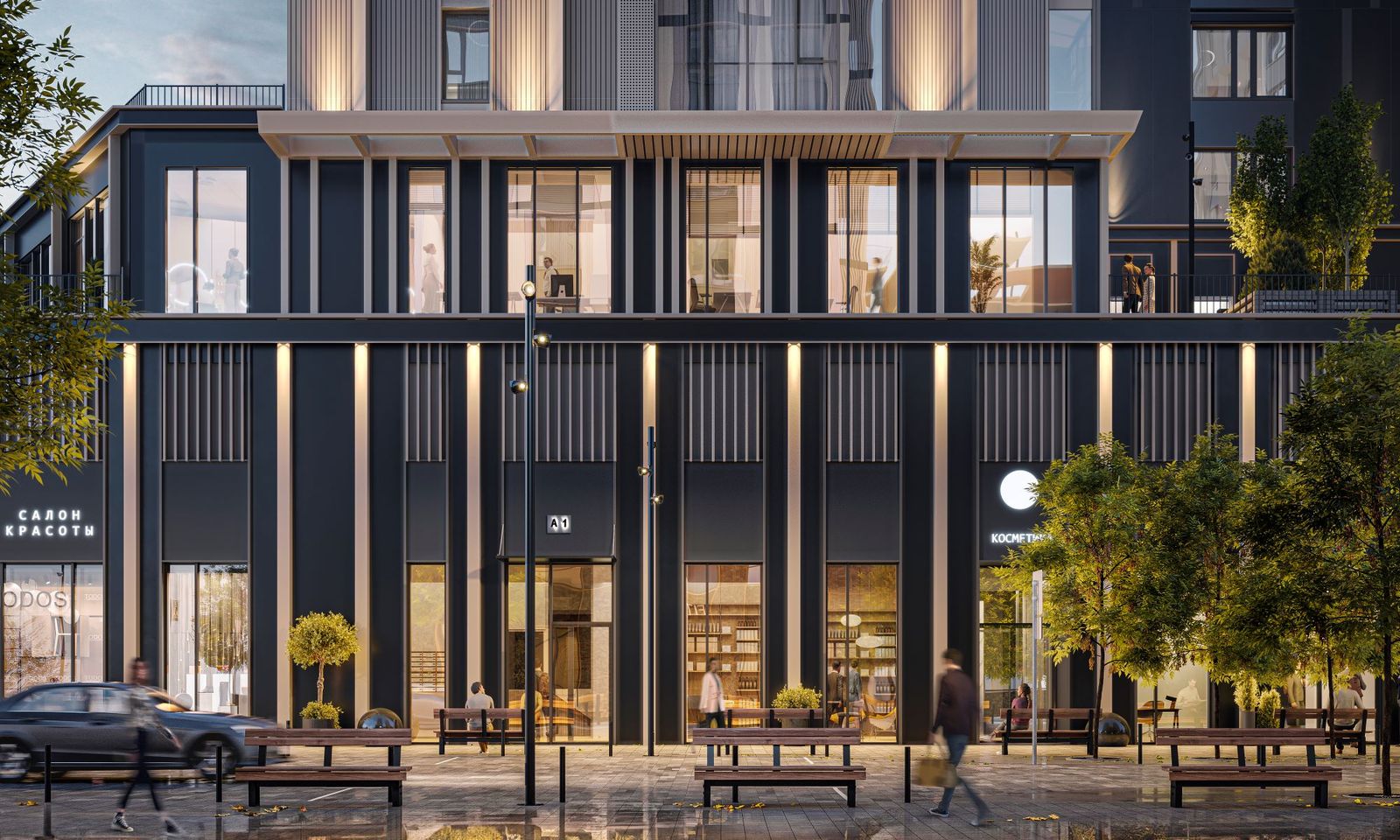 3-комнатная, 89.5 м², № 15 в Edelweiss Золотой Рог 1