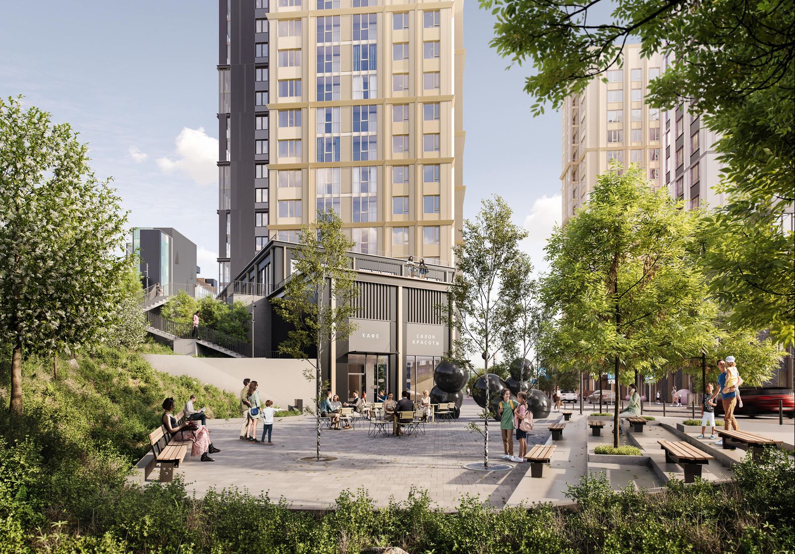 3-комнатная, 89.5 м², № 15 в Edelweiss Золотой Рог 1