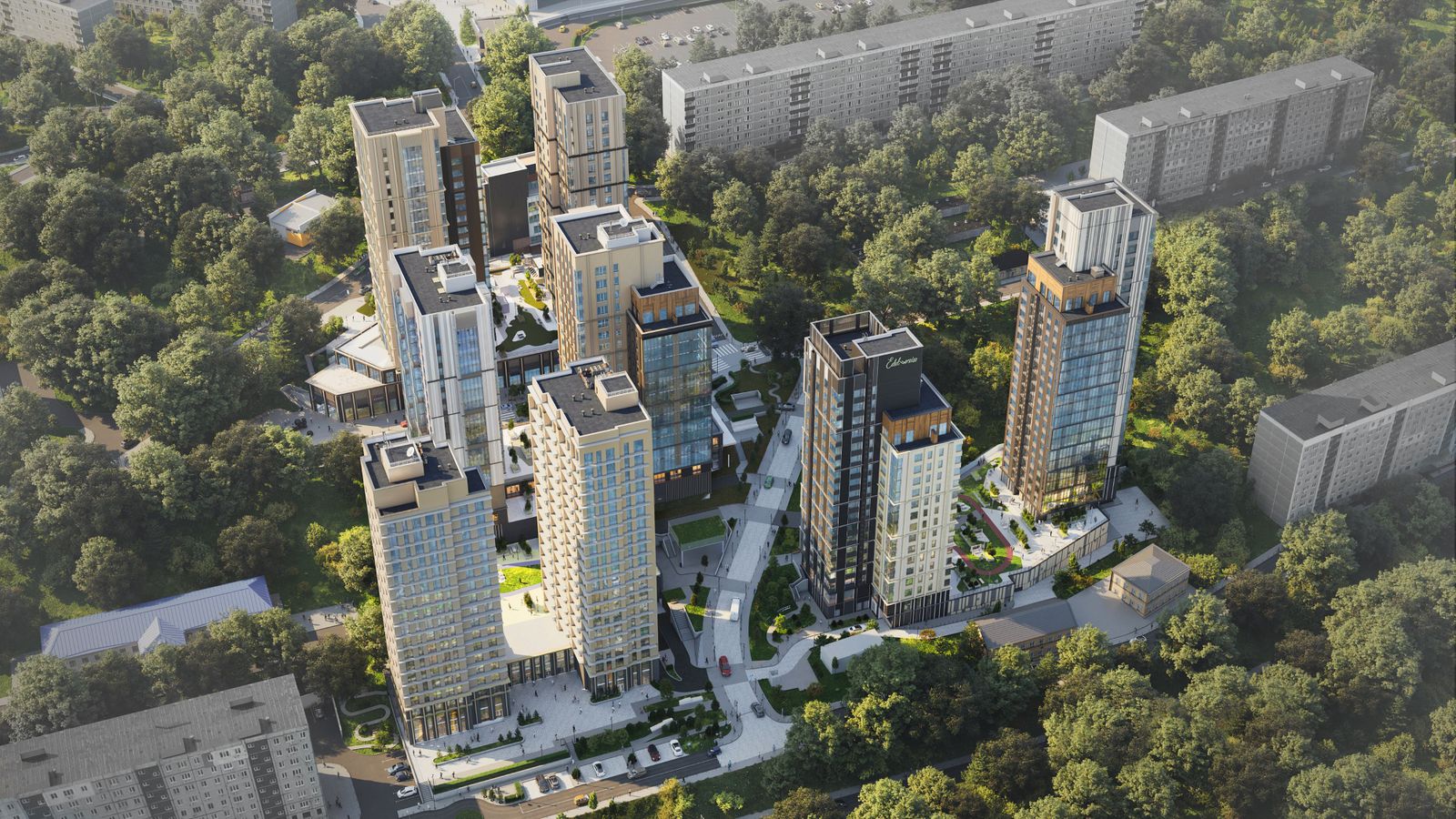 2-комнатная, 69.1 м², № 62 в Edelweiss Золотой Рог 2