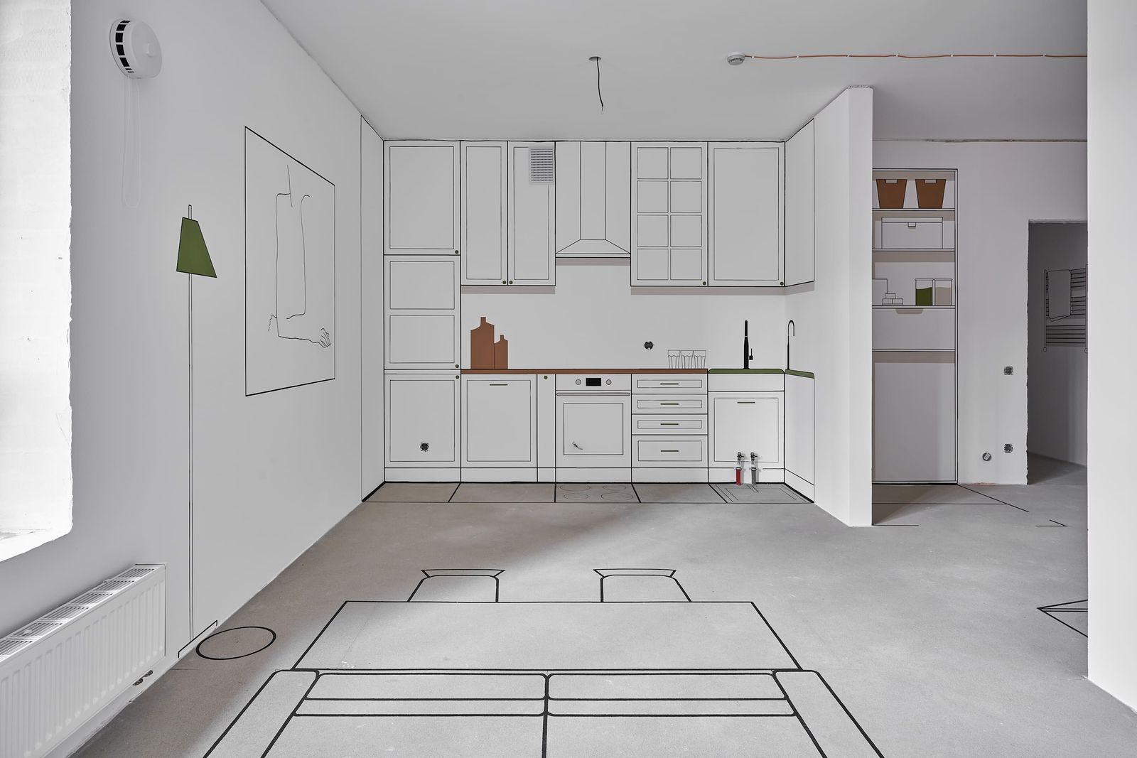 Планировка Студия 13