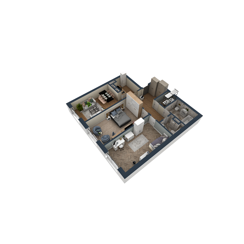 Планировка 2-комн. 3