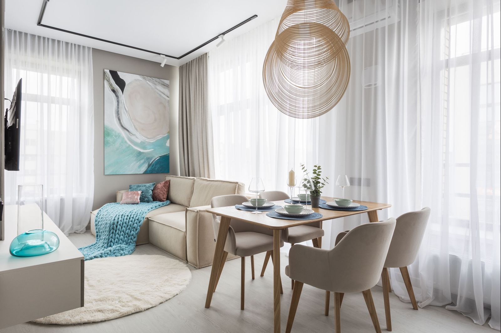 2-комнатная, 56.8 м², № 3 в Tesla Park (Тесла парк)