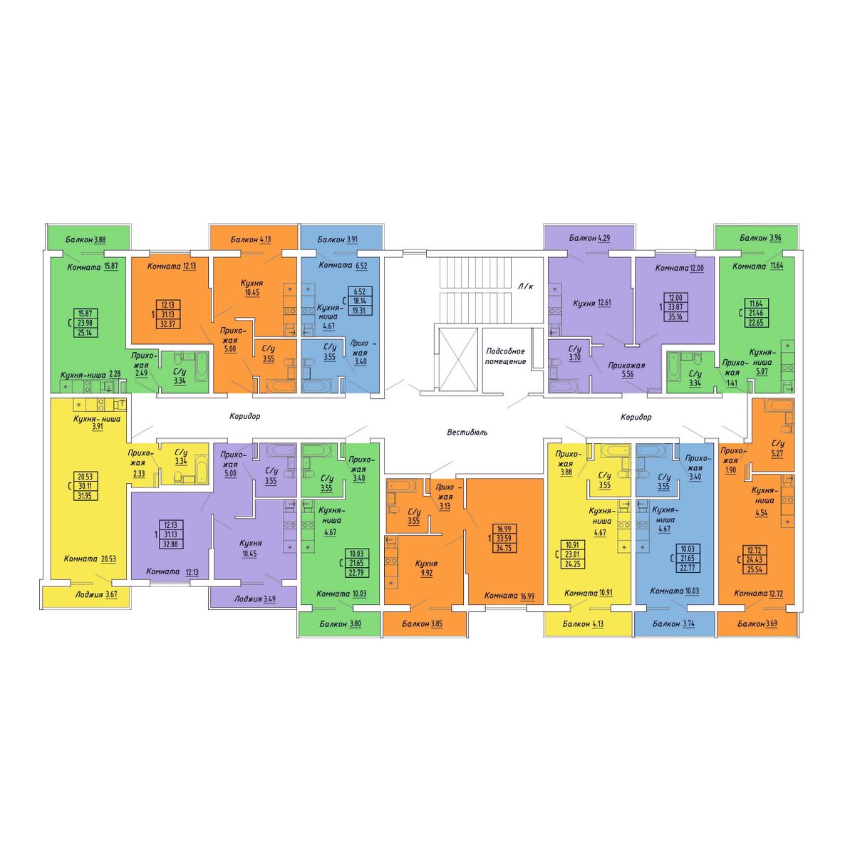 Планировка Студия 3