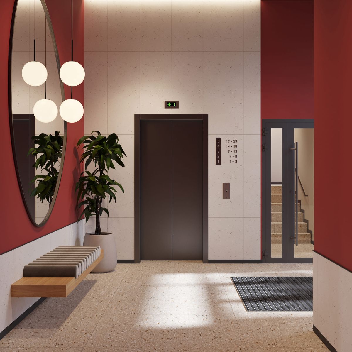 Планировка 1-комн. 15