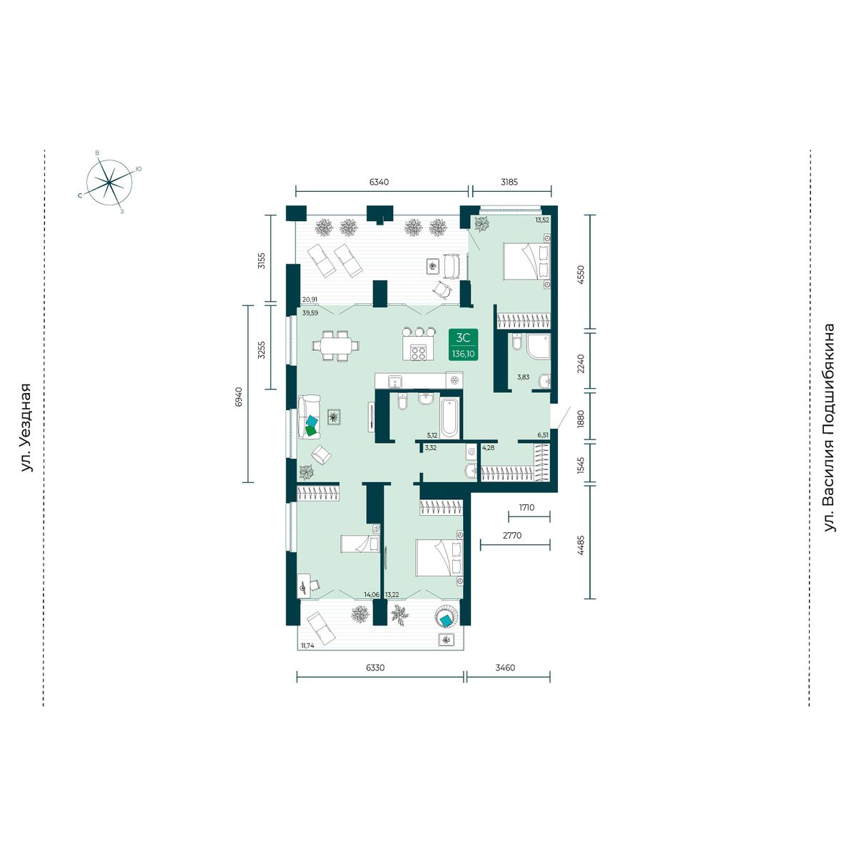 Уездные кварталы