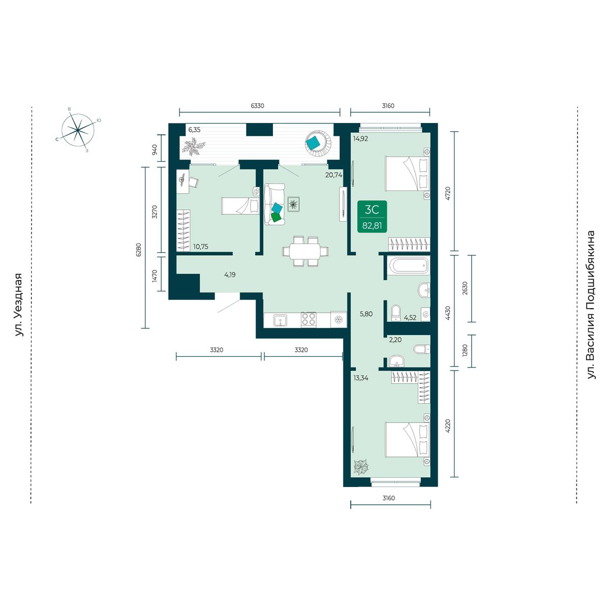 Уездные кварталы