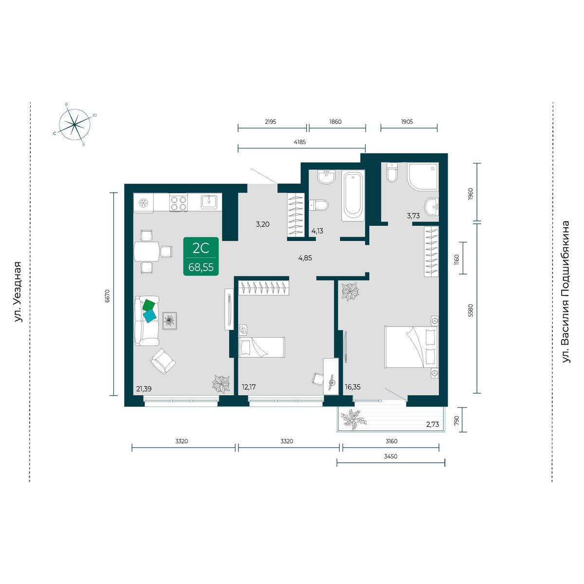 Уездные кварталы