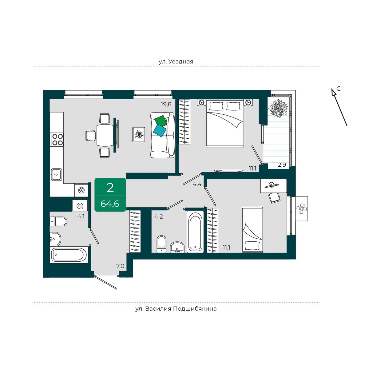 Уездные кварталы