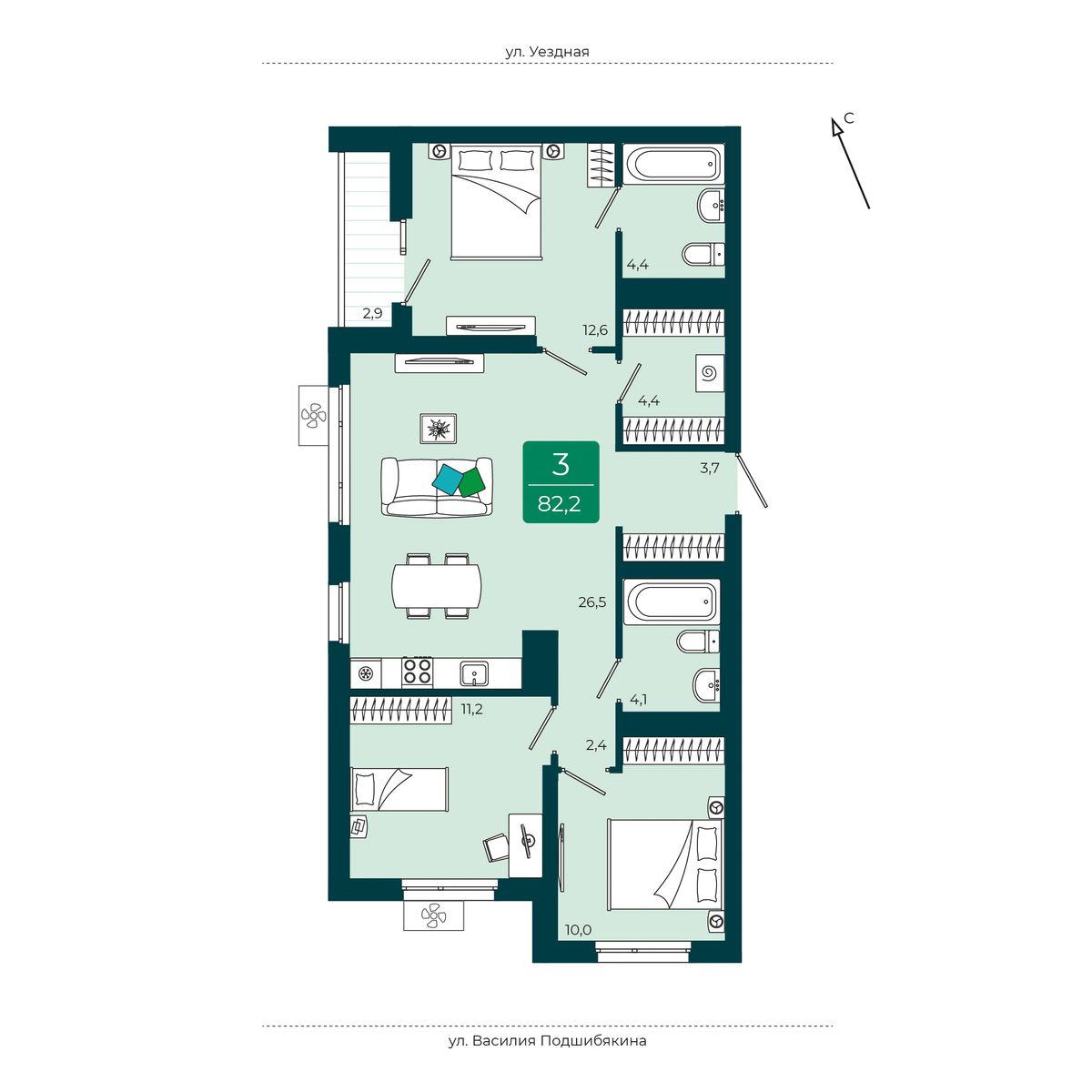 Уездные кварталы