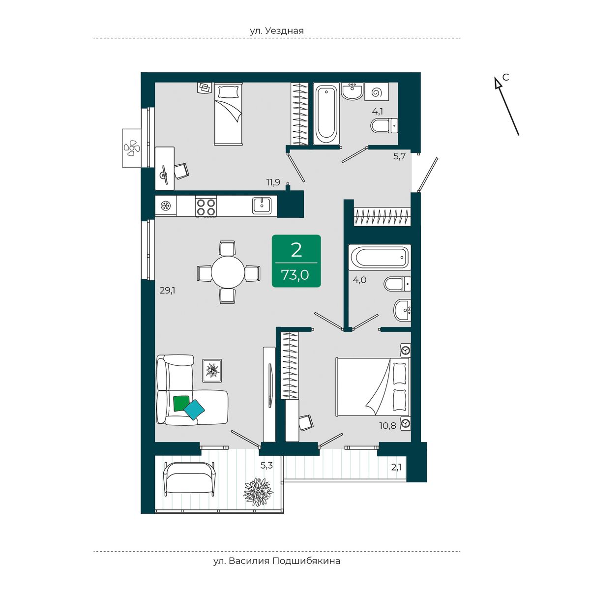 Уездные кварталы