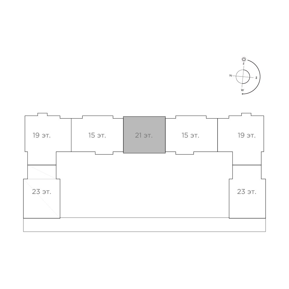 3-комнатная, 72.8 м², № 350 в Нобель