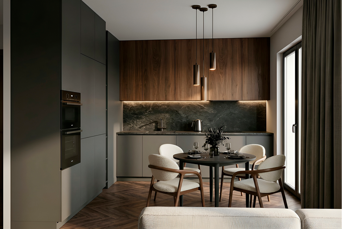 1-комнатная, 44 м², № 225 в Беринг