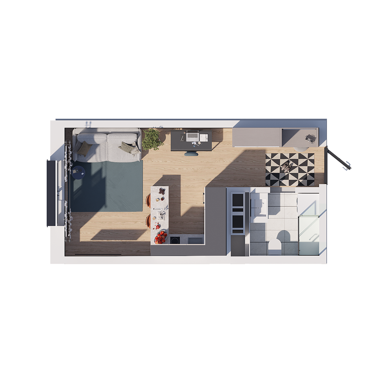 Планировка Студия 4