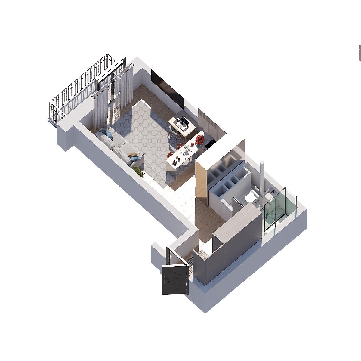 Планировка Студия 4