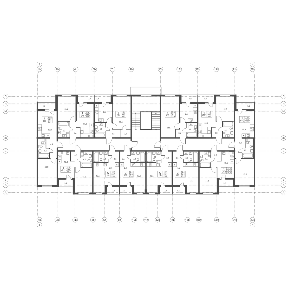 Планировка Студия 5