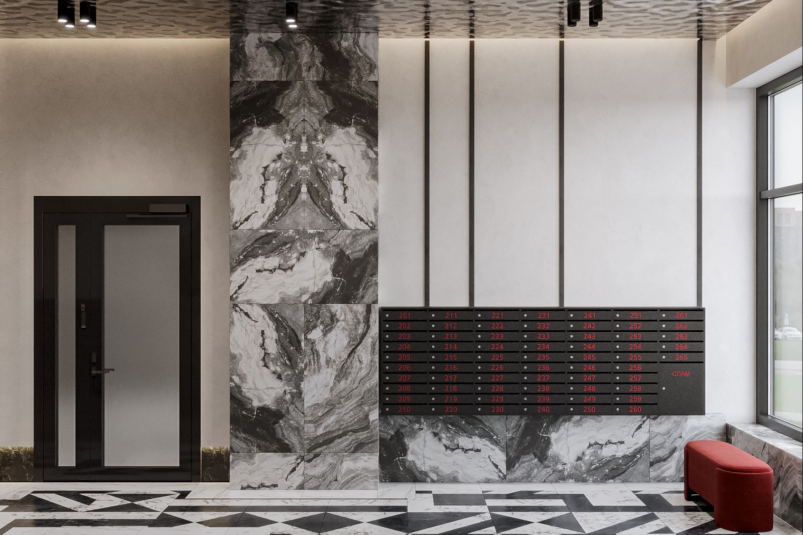 2-комнатная, 42 м², № 299 в City Towers (Сити Тауэрс)