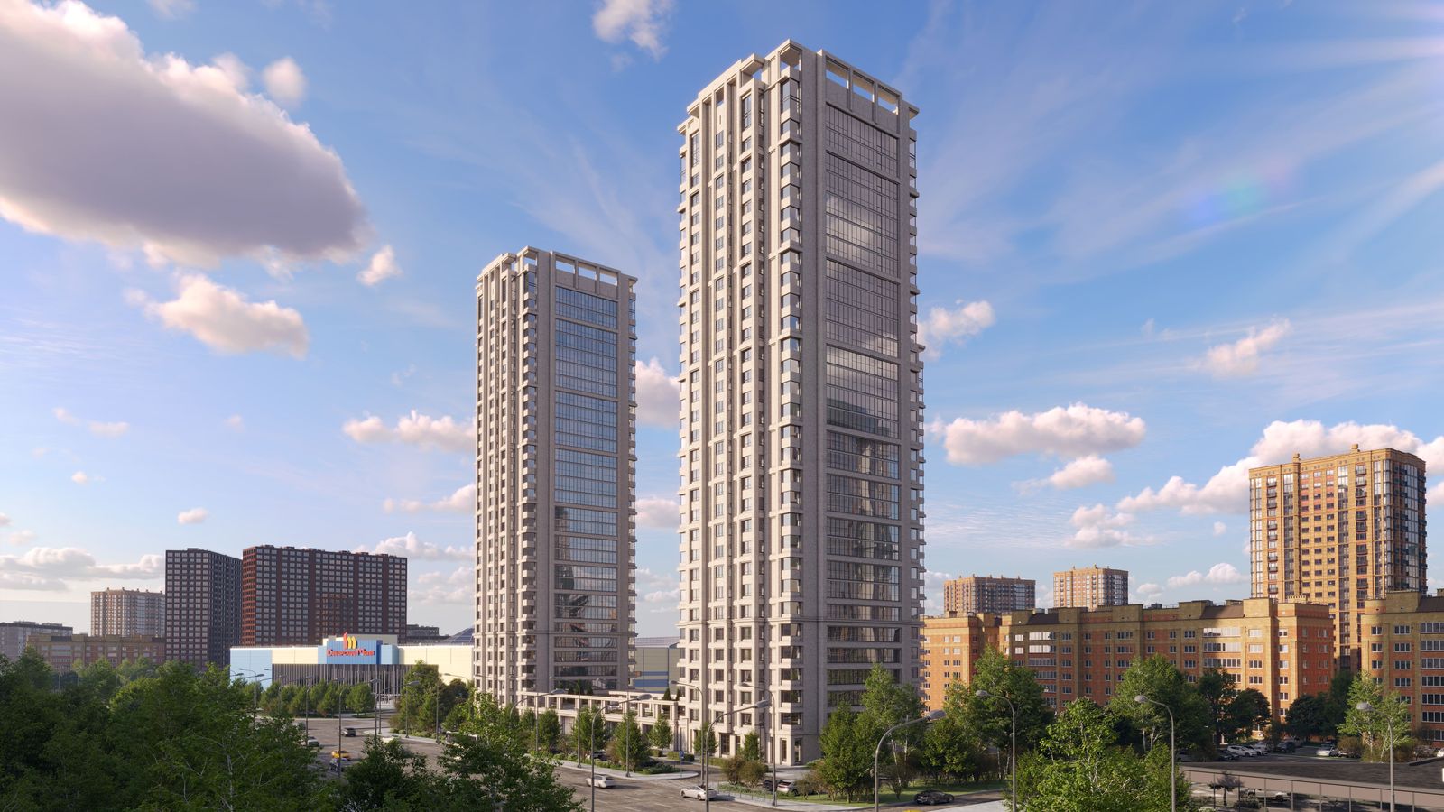 2-комнатная, 42 м², № 299 в City Towers (Сити Тауэрс)