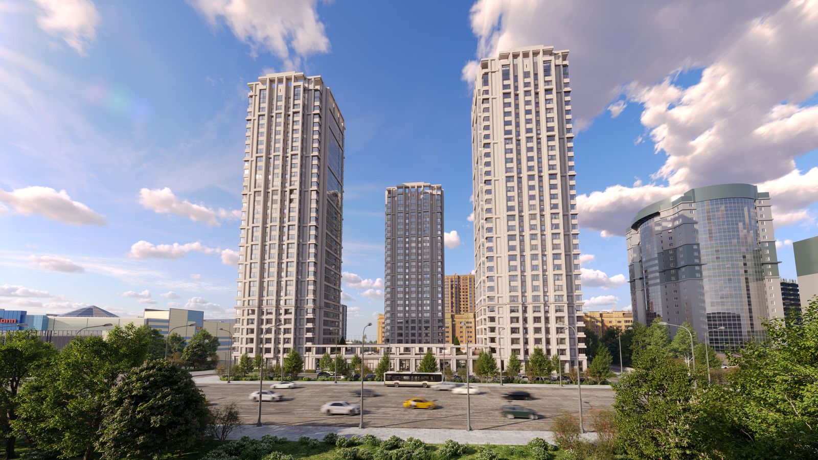 2-комнатная, 42 м², № 299 в City Towers (Сити Тауэрс)
