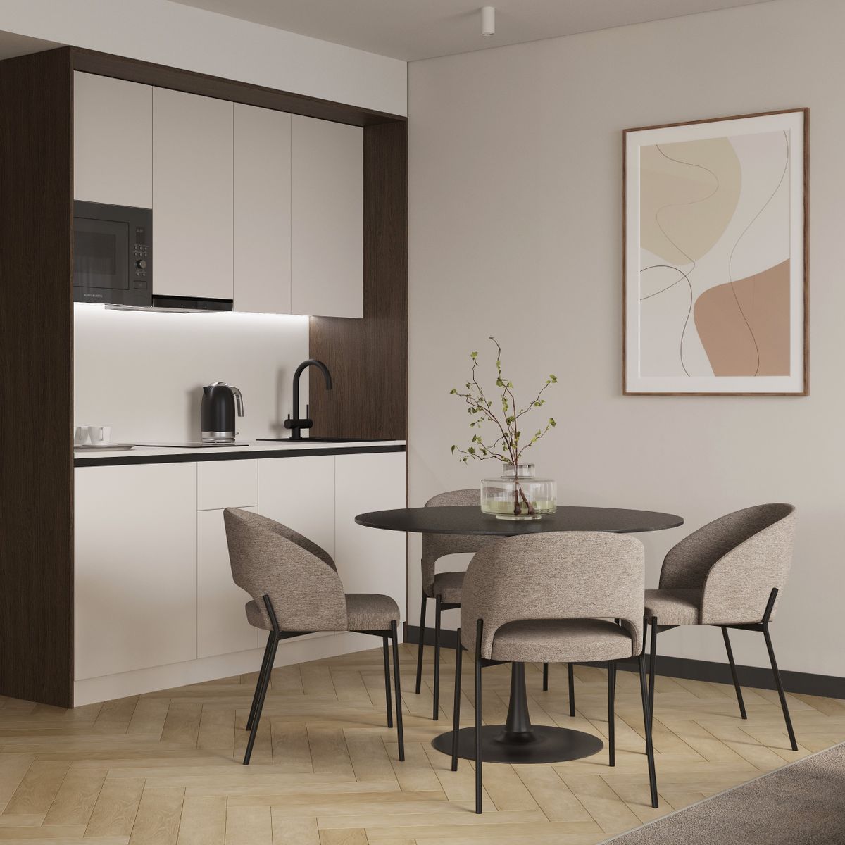 1-комнатная, 56.6 м², № 1701 в GAGARIN CITY (Гагарин Сити)