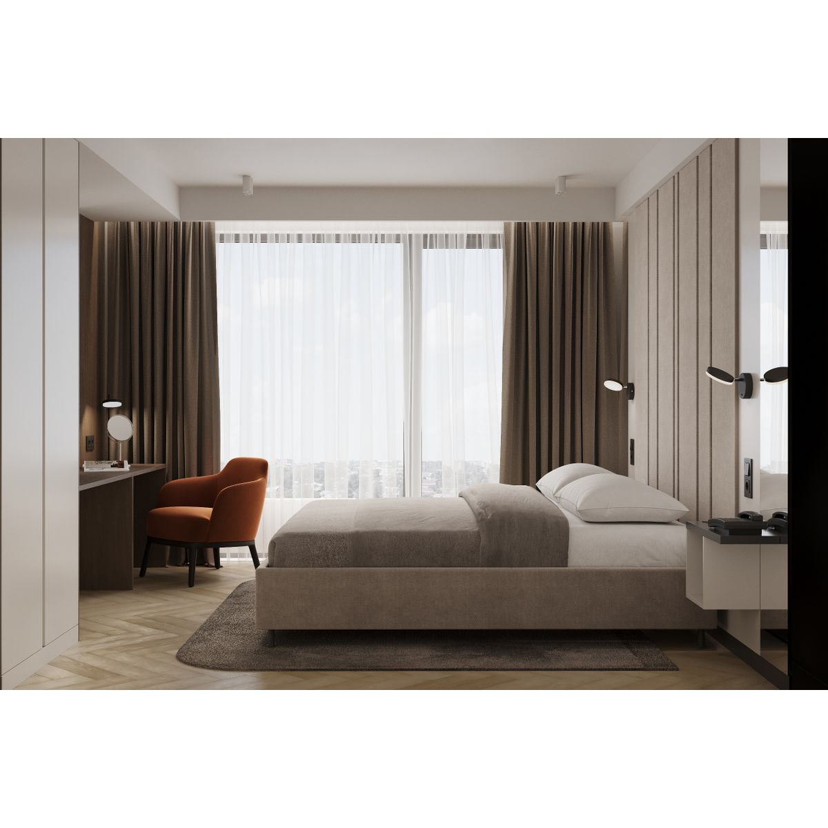 1-комнатная, 56.6 м², № 1701 в GAGARIN CITY (Гагарин Сити)