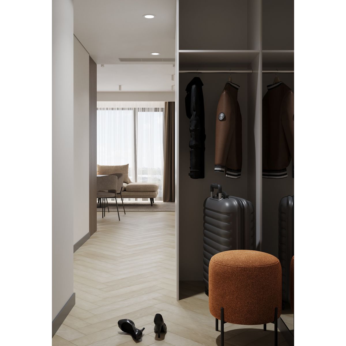 1-комнатная, 56.6 м², № 1701 в GAGARIN CITY (Гагарин Сити)