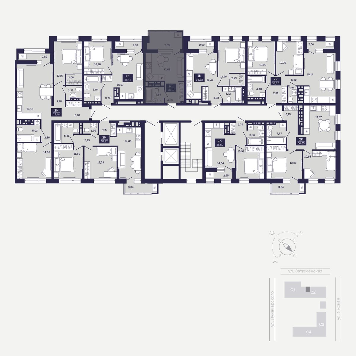 Планировка Студия 3