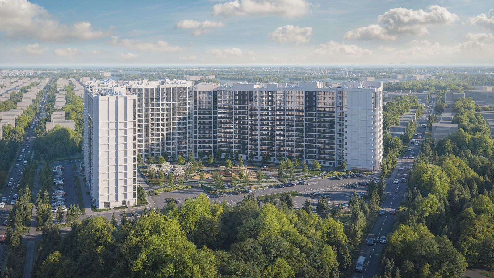 3-комнатная, 72.2 м², № 528 в GORIZONT (Горизонт)