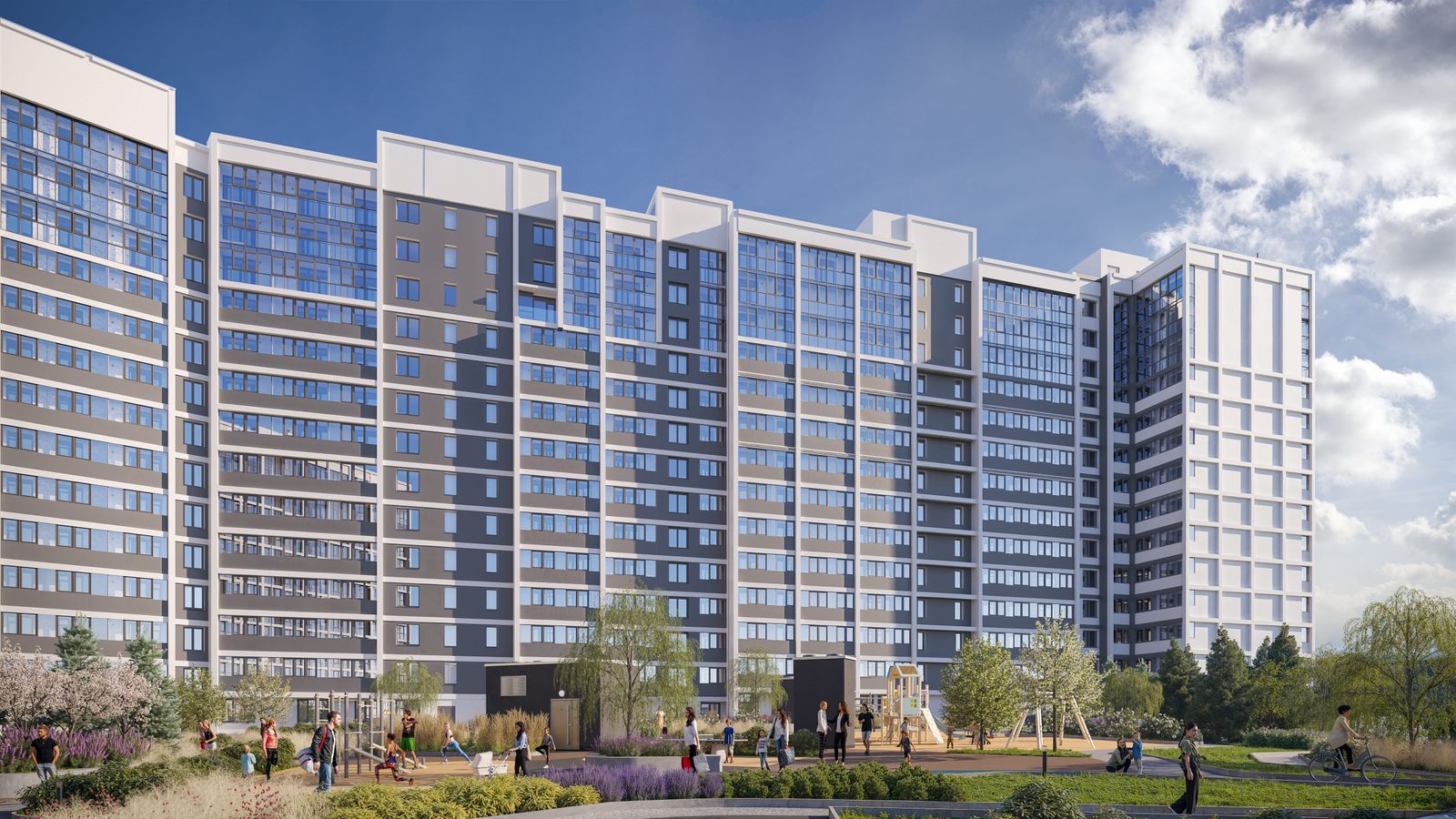 3-комнатная, 72.2 м², № 528 в GORIZONT (Горизонт)