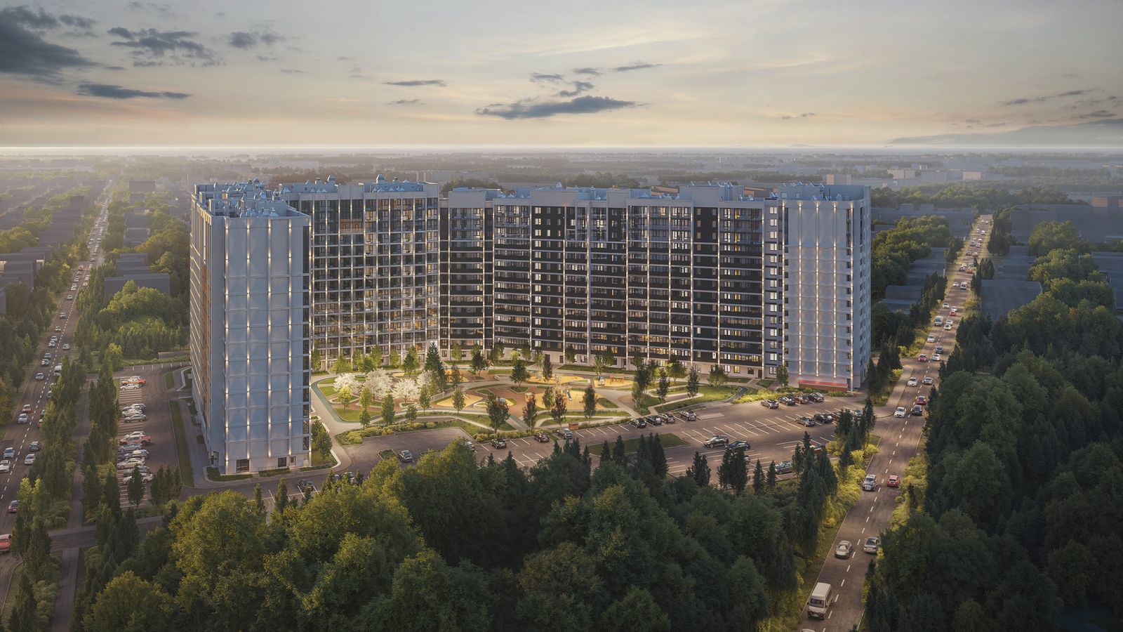 3-комнатная, 72.2 м², № 528 в GORIZONT (Горизонт)