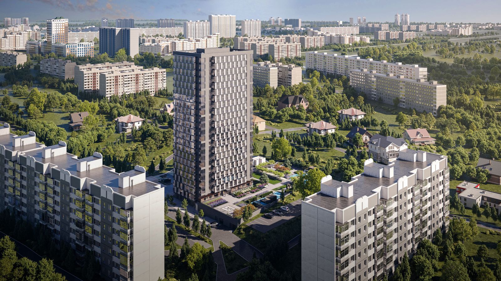 2-комнатная, 44.3 м², № 8 в LUNA (ЛУНА)
