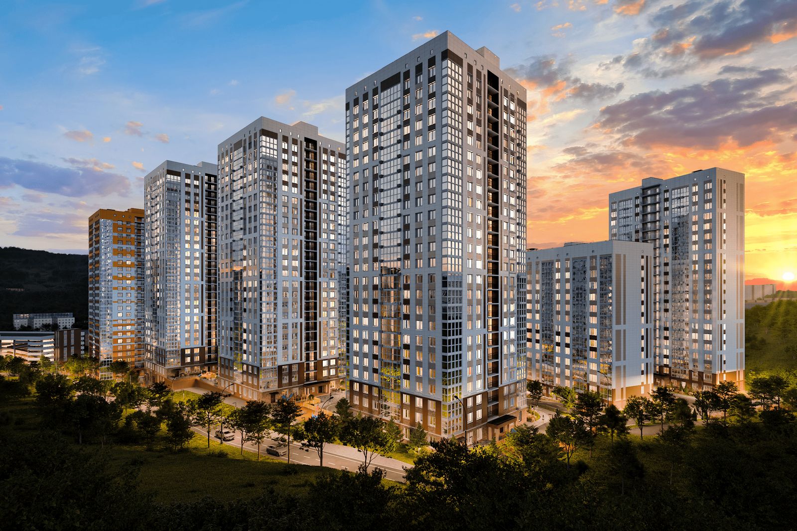 1-комнатная, 37.3 м², № 30 в Меридианы Улисса