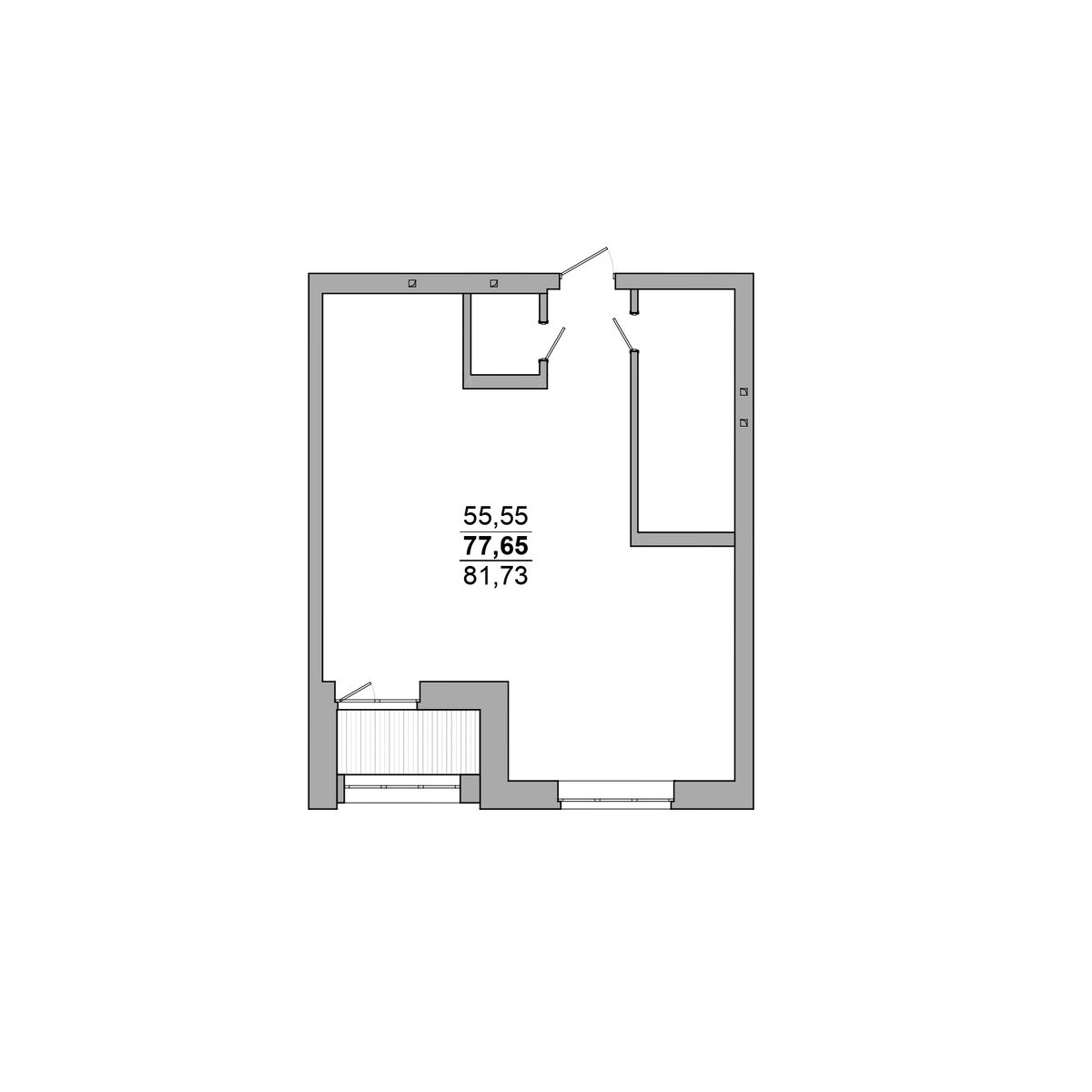 Планировка 2-комн.