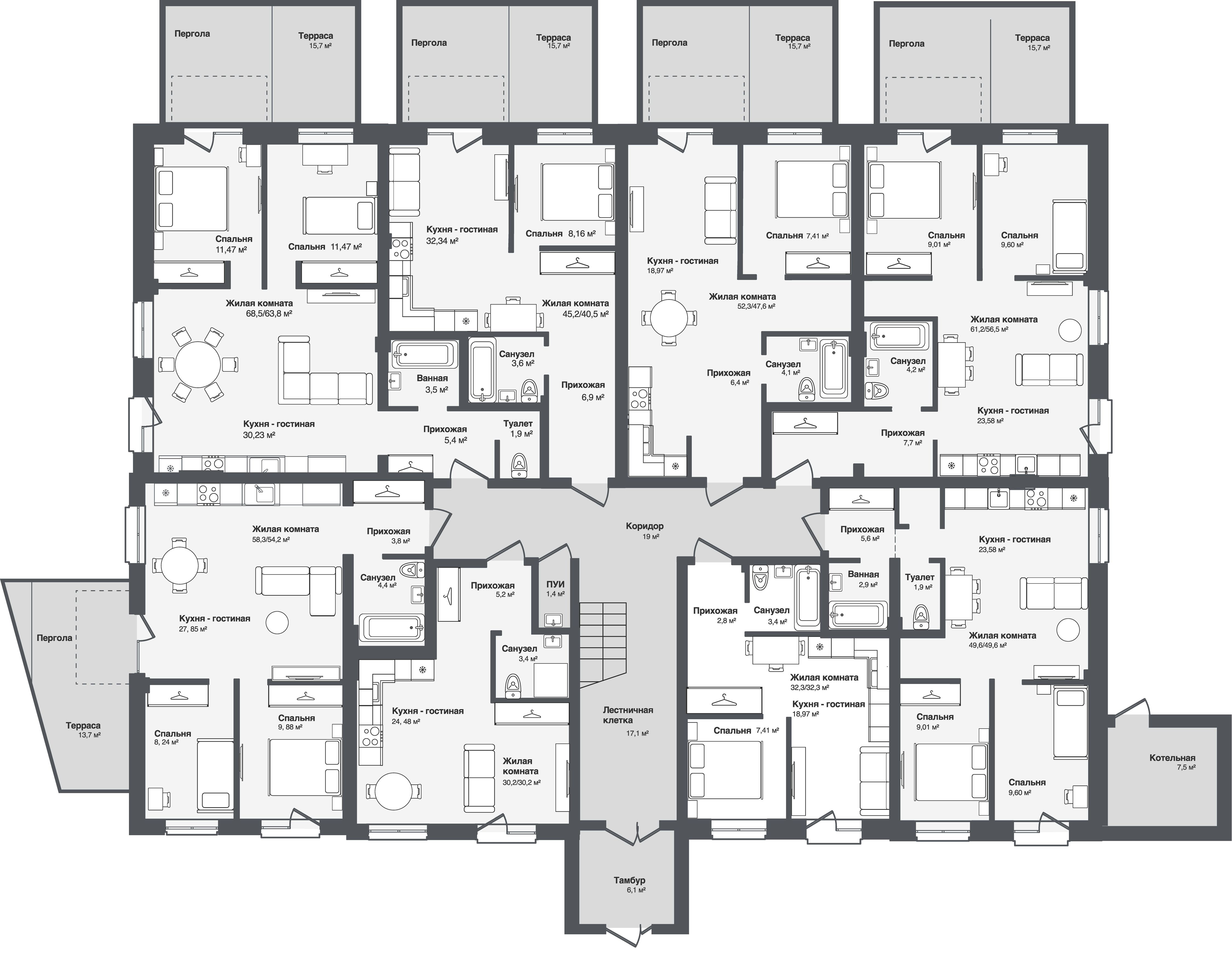 2-комнатная квартира, 32.3 кв.м, Мечта, изображение-2