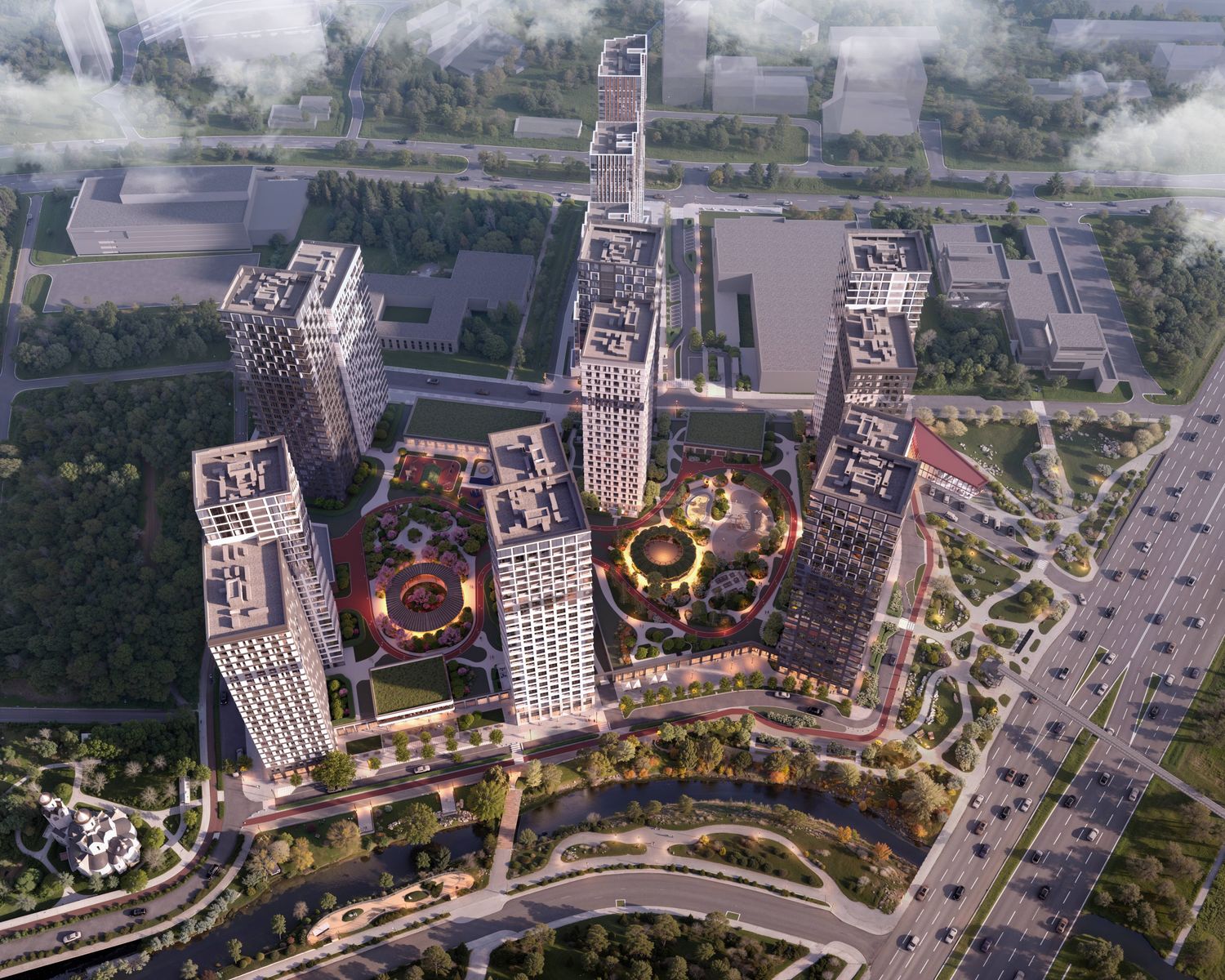 1-комнатная, 49.56 м², № 308 в Stark (Старк)