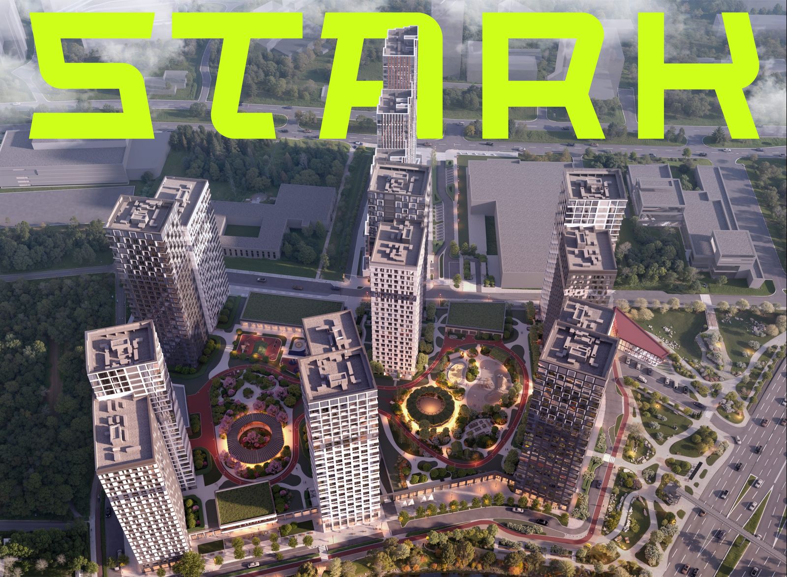 1-комнатная, 49.56 м², № 308 в Stark (Старк)
