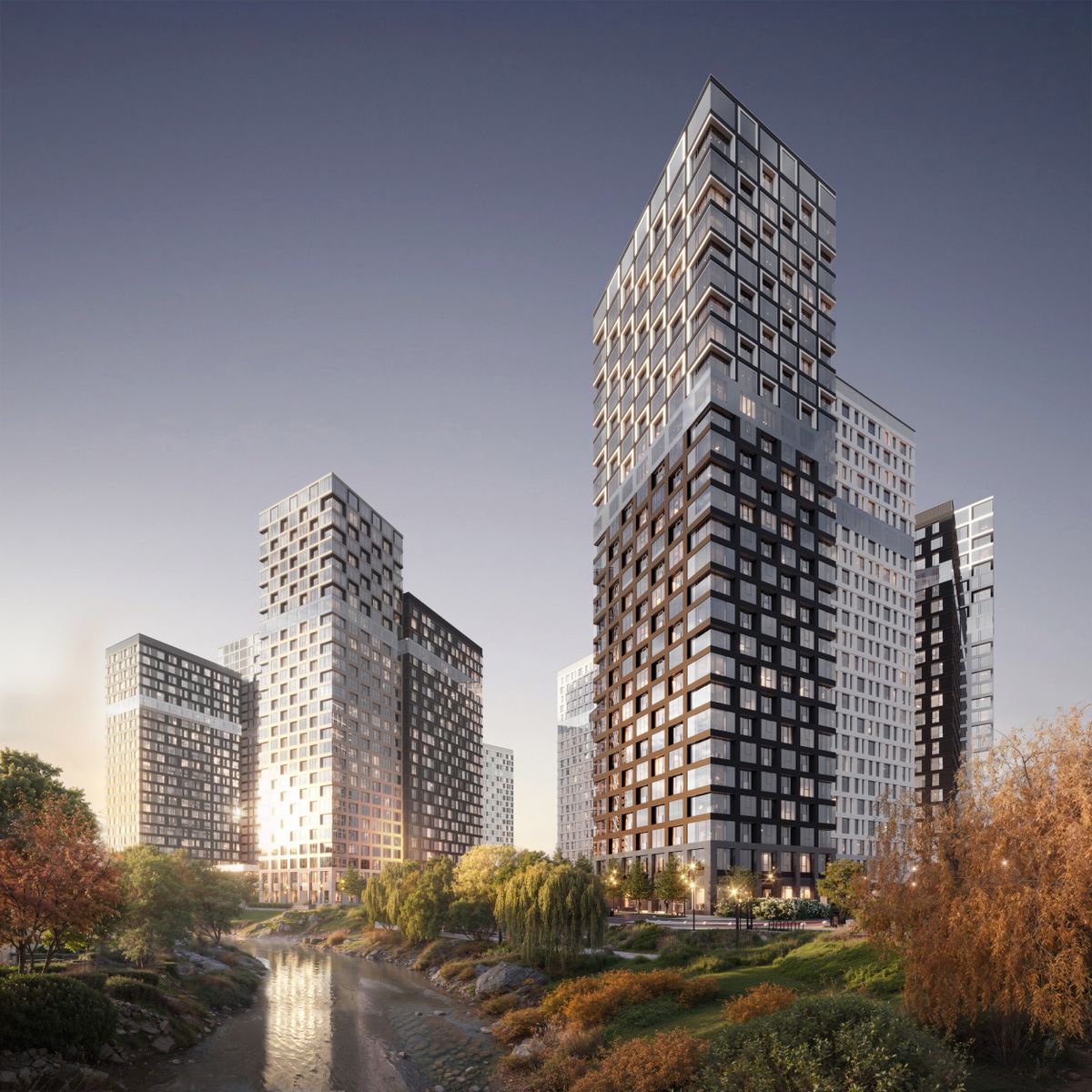 1-комнатная, 46.89 м², № 302 в Stark (Старк)