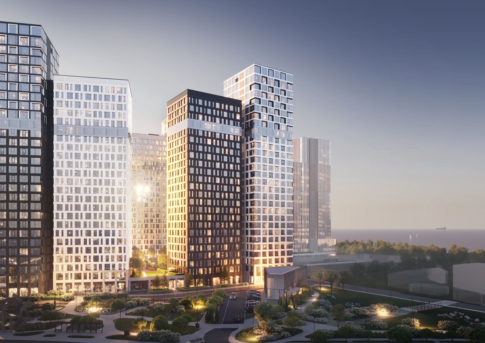 1-комнатная, 46.09 м², № 2205 в Stark (Старк)