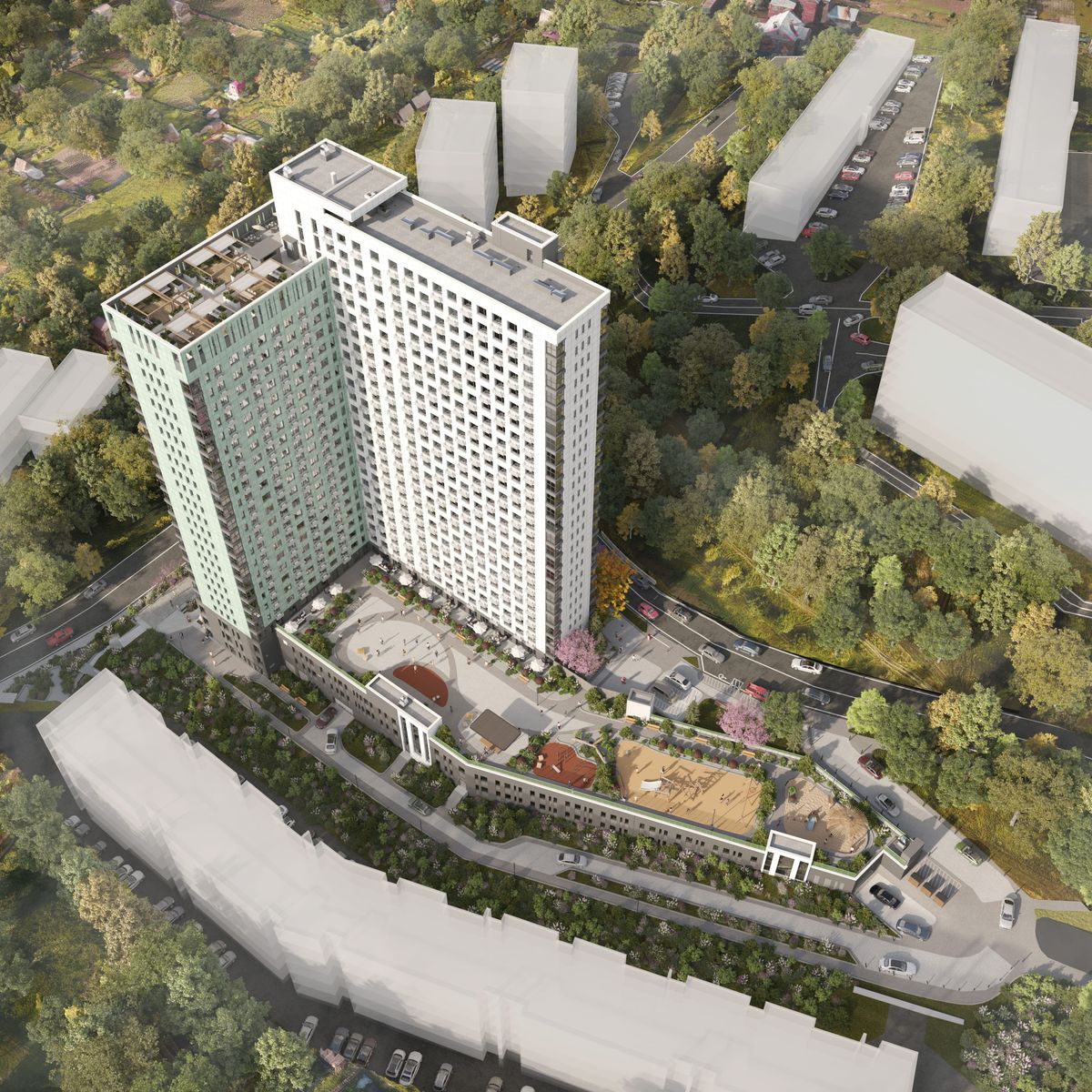 2-комнатная, 52.9 м², № 21 в Нефрит