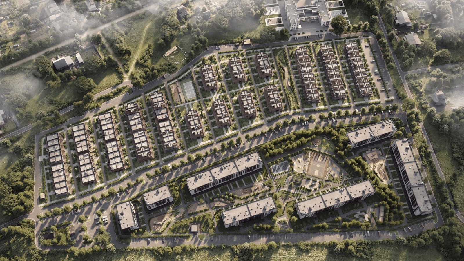 2-комнатная, 47.37 м², № 1 в Botanica (Ботаника)