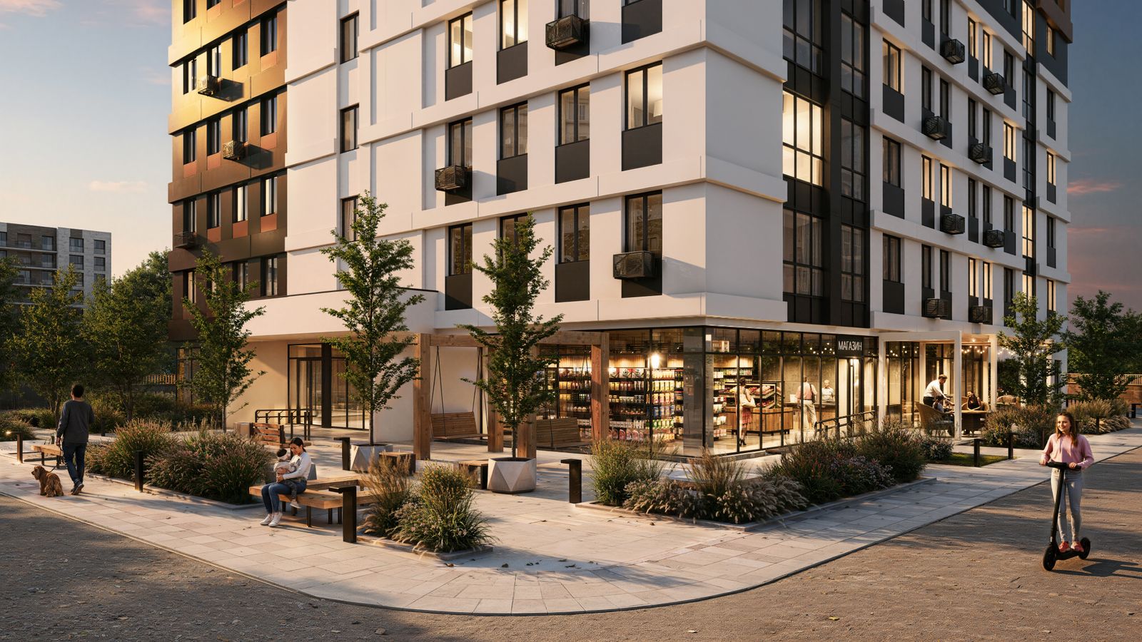 2-комнатная, 65.61 м², № 806 в Шоколад