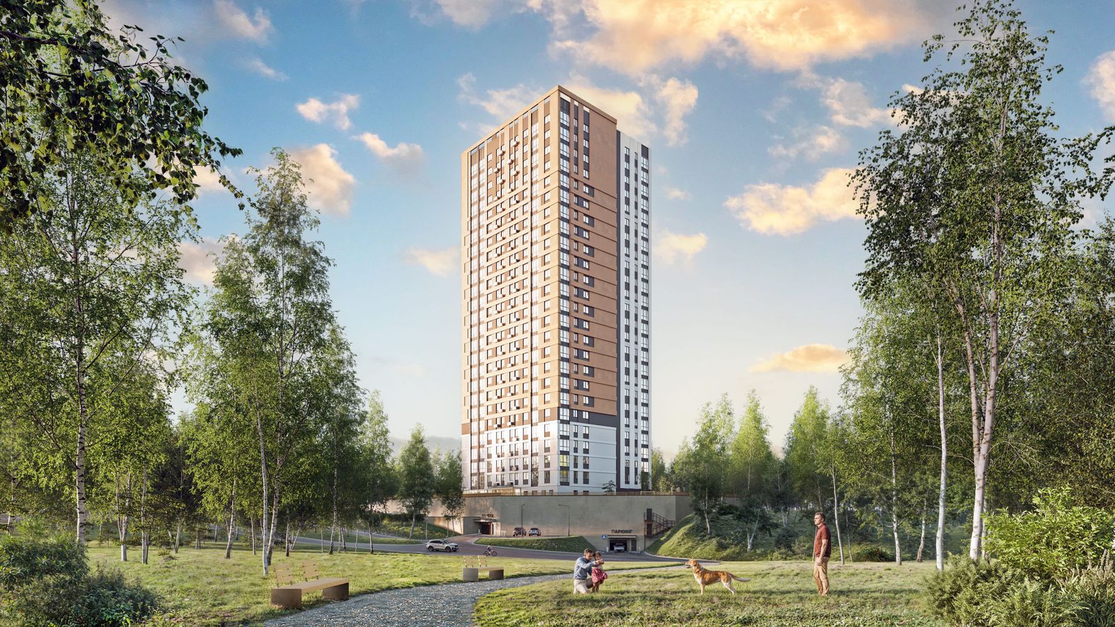 2-комнатная, 65.75 м², № 301 в Шоколад