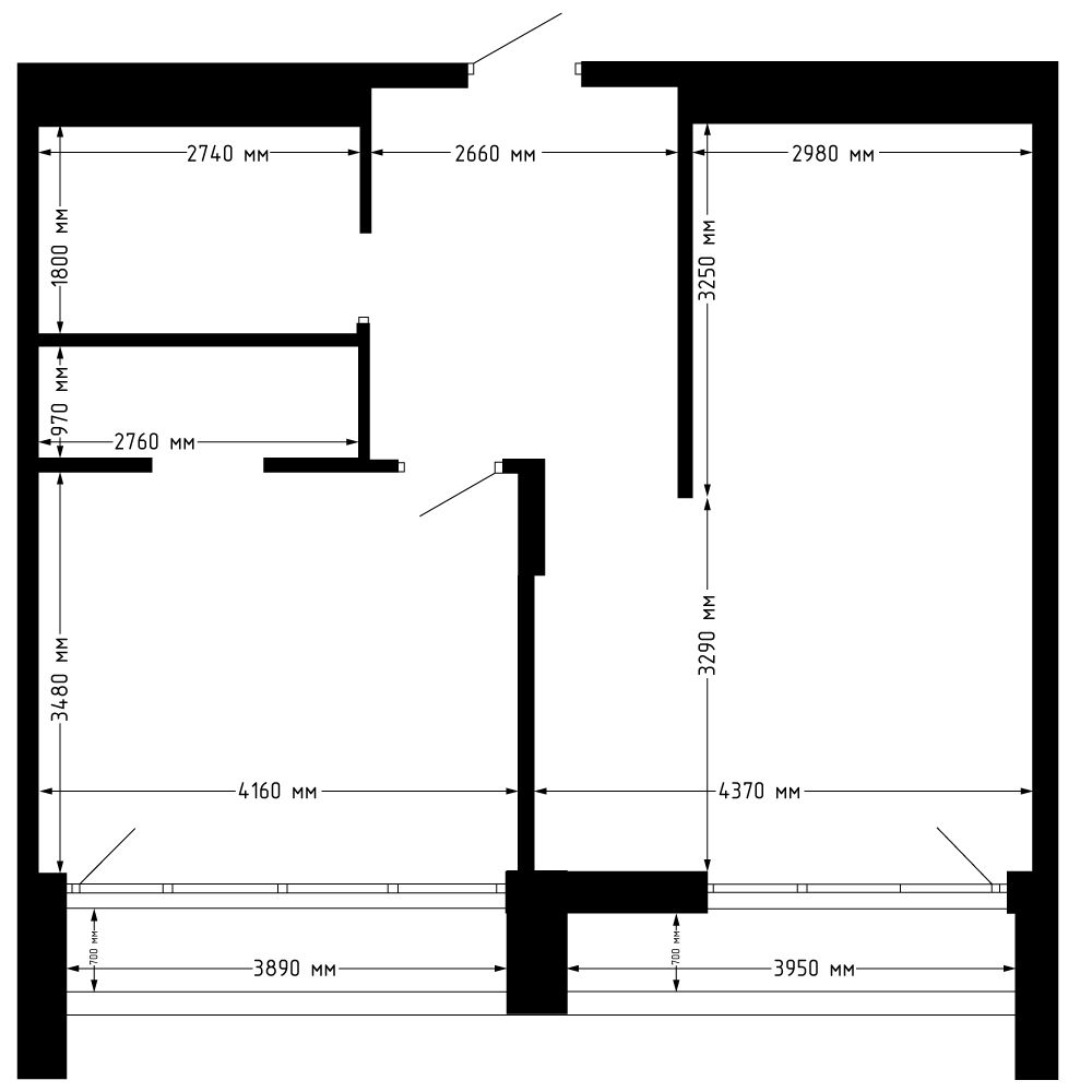 1-комнатная, 55.2 м², № 17(304) в Андерсен